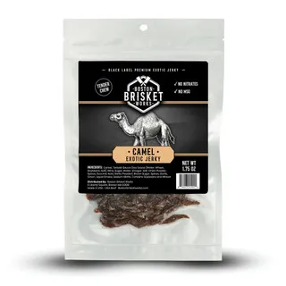 Boston Brisket Works Camel exotic jerky bag