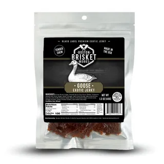 Boston Brisket Works Goose exotic jerky bag